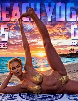 Beach Yoga Poses for Genesis 9 Figures