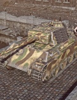 Panther 5G Tank WT for Daz3D
