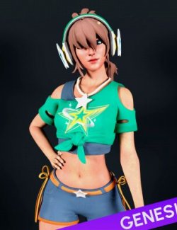 Fortnite PJ for Genesis 9