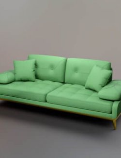 Modern Sofa 3D Model AQ3D