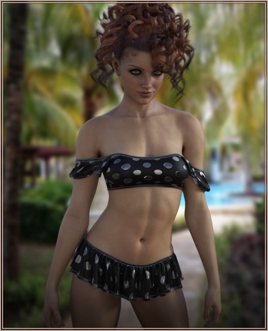 Click here to see preview images for "dForce Flirty Frill for G8F & G9" dForce Flirty Frill for G8F & G9
