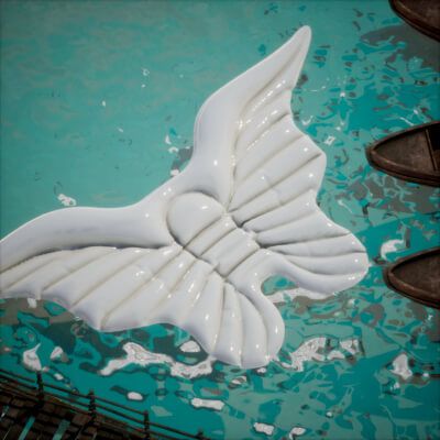 Click here to see preview images for "Angel Wings Pool Float" Angel Wings Pool Float