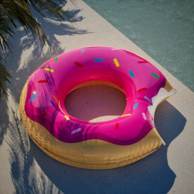 Click here to see preview images for "Donut Pool Float" Donut Pool Float