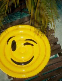 Emoji Pool Float