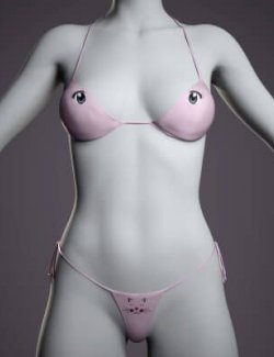 WS Summer Bikini Top for Genesis 8 Female and Genesis 9