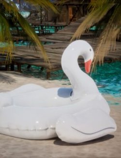 Swan Pool Float