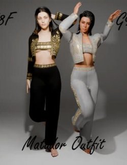 Matador Outfit for Genesis 8 Female-genesis 9