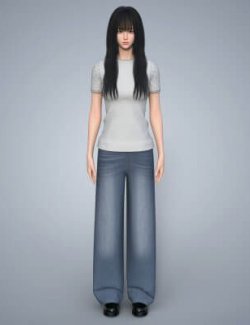 Arcline Relaxed Denim Pants for Genesis 9