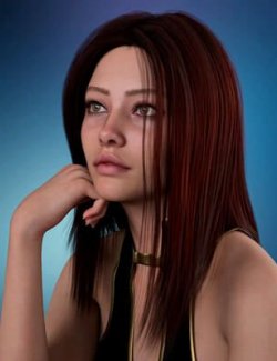 Izel Hair for Genesis 8 and 9