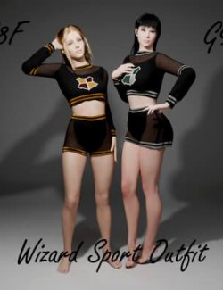 Wizard Sport Outfit for Genesis 8 Female- Genesis 9