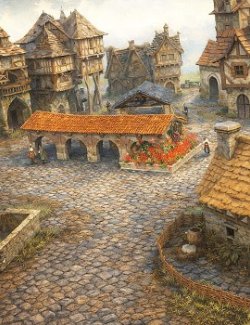 Medieval Place for Daz Studio