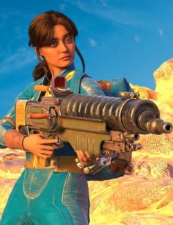 Heavy Assault Rifle for Daz