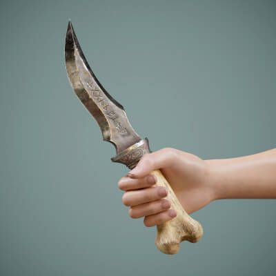 Click here to see preview images for "Sacrificial Ritual Dagger Prop with Pose G9" Sacrificial Ritual Dagger Prop with Pose G9