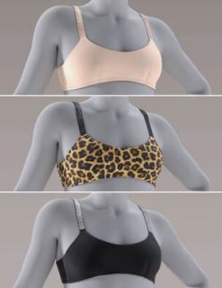 Rhinestone Strap Bralette 3 in 1 for G9