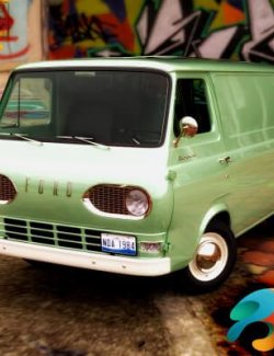 Ford Econoline 1961 for Daz Studio
