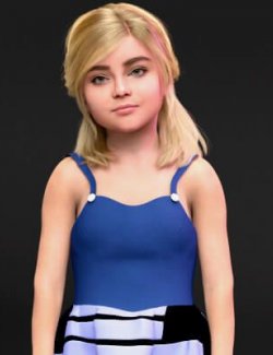 SK Aliya for Genesis 9 Female Kid