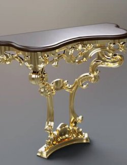 Modern Console Table 3D Model AQ3D