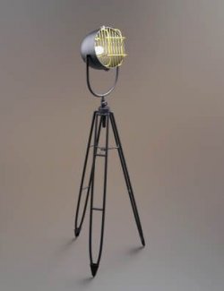 Luxury Floor Lamp 3D Model AQ3D