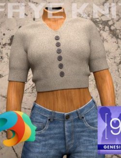 Faye Knit Top for Genesis 9