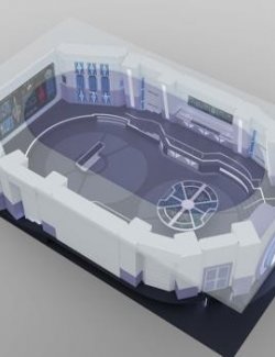 Wilbur Science Room for DAZ Studio