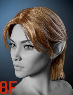IIIDM Elven Ranger Hair for Genesis 8 Female