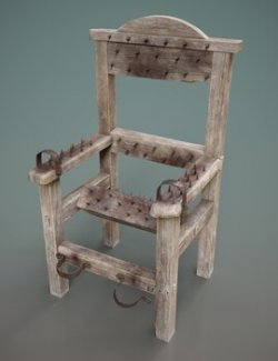 Medieval Spiked Chair Prop