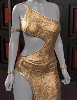 VERSUS- Exnem dForce Cocktail Dress K for Genesis 8
