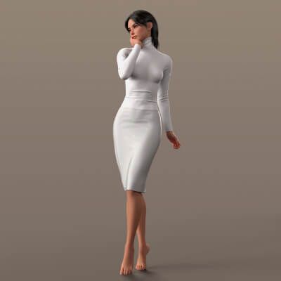 Click here to see preview images for "Sweater and Skirt Long G9" Sweater and Skirt Long G9