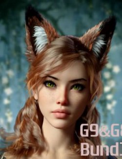 IIIDM Kitsune Ears for G9 and G8 Female