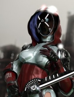 The Grid Interloper - SciFi - Cyberpunk Outfit for Genesis 9