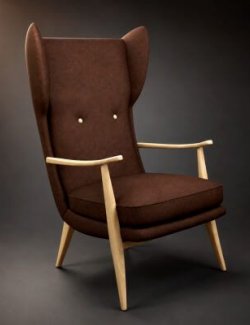 Luxury Lounge Chair AQ3D