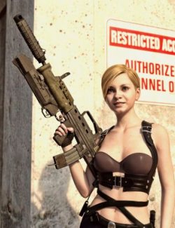 L85A1 GRP91 Rifle w-launcher WZ2 for G8F and G9