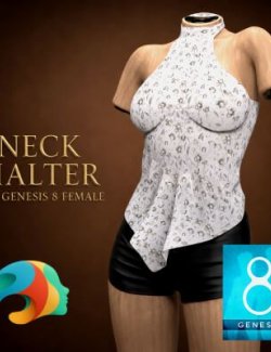 Neck Halter for Genesis 8 Female