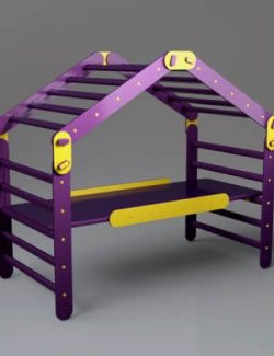 Kids Playground Climber 3D Model AQ3D