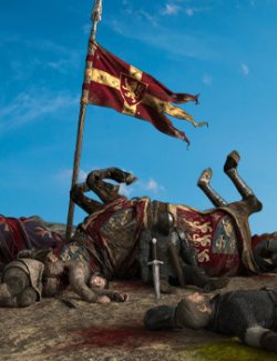 Medieval Battlefield for Daz